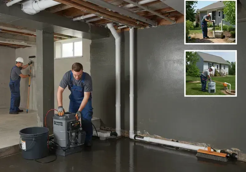 Basement Waterproofing and Flood Prevention process in Hackleburg, AL